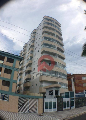 Imagem 1 de 18 de Apartamento Com 1 Dormitório À Venda, 46 M² Por R$ 200.000,00 - Vila Caiçara - Praia Grande/sp - Ap0564
