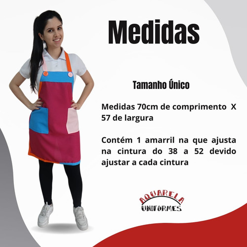 Avental Monitor Recreador - Buffet Infantil, Casa De Festas