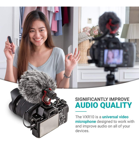 Movo Vxr10 Universal Video Microphone With Lightning Dong...
