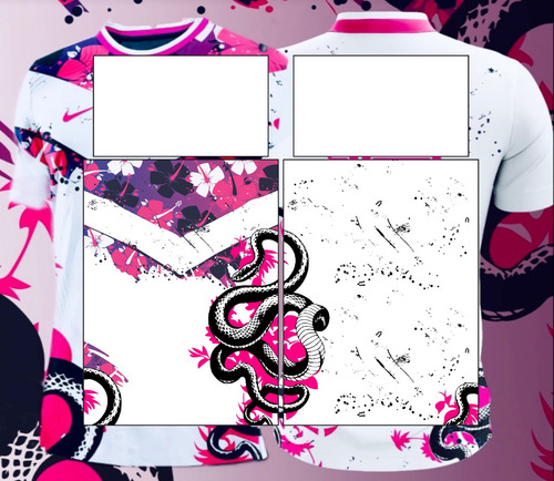 Template Camisa Futebol Interclasse Cobra - Arte Vetor