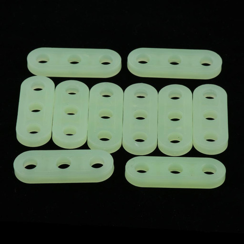 6 Paquete De 60 Piezas De Plástico Resplandeciente 6 Piezas