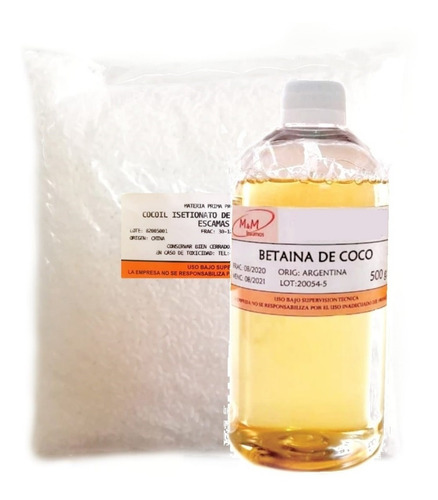 Betaina De Coco X 500 G + Sci Shampoo Solido X 1 K