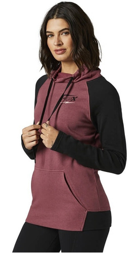 Buzo Casual Mujer Dama Fox Clean Up Pullover Fleece Algodon