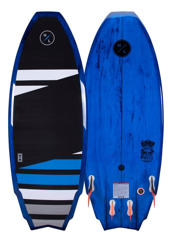 Wingman Wakesurfer Azul/negro 4 Pies 4 Pulgadas