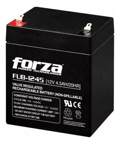 Bateria Para  Ups Forza 12v Fub-1245 Diginet