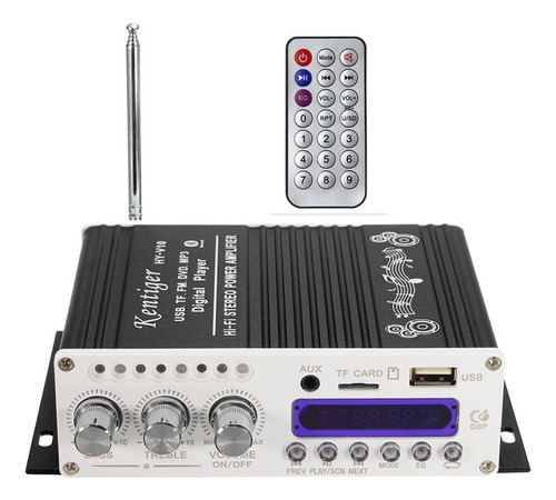 Amplificador De Audio Para Coche Hy-v10 Bluetooth 5.0 Digita