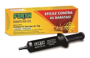Imagem 2 de 5 de Baraticida Gel Forth - Seringa 10g - C/ Trava De Segurança