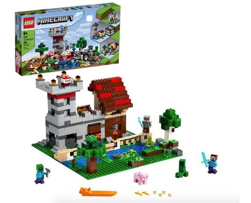 Lego Minecraft 21161, The Crafting Box 3.0, 564 Piezas Cantidad De Piezas 564