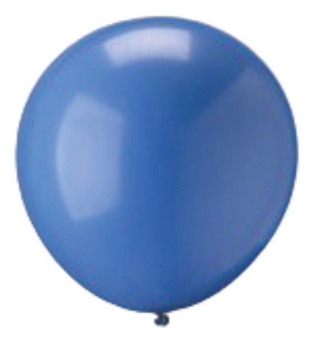 Balão Bexiga Festa Picpic Liso 9 Polegadas C/ 50 Unidades Cor Azul/índigo