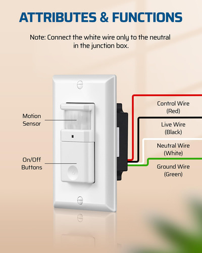 Interruptor De Luz Dewenwils Con Sensor De Movimiento, Unipo