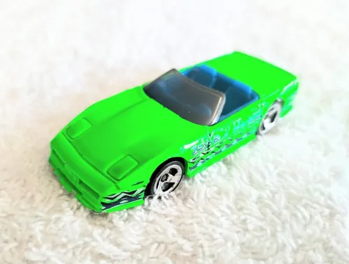 Custom Corvette Hot Wheels Mattel Malaysia 1988 G188