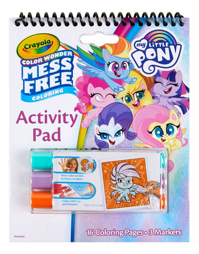 Set Para Colorear Crayola Color Wonder My Little Pony Activi