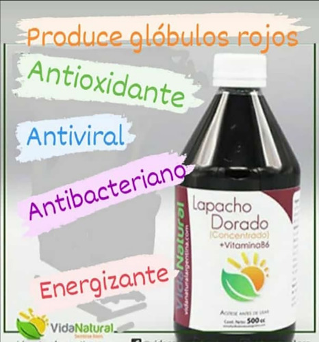 Lapacho Dorado Digestiva Depurativa Diurética Antiviral