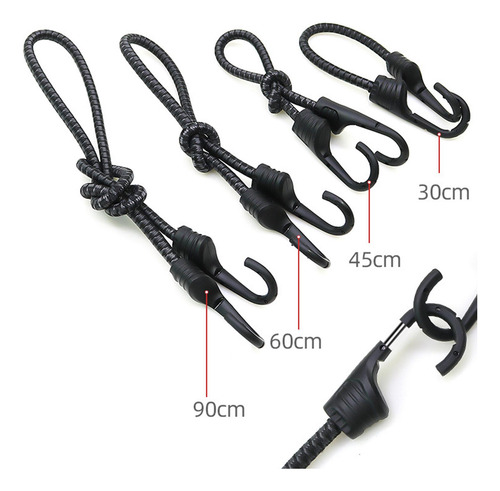 2 Correas Elásticas Resistentes Para Bicicletas 2 Piezas