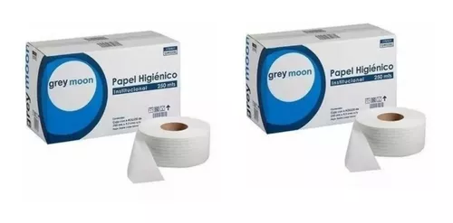 Grey Moon Papel Higiénico Jumbo 12 Rollos De 250m Oferta !!!