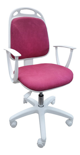 Silla Rosa Diva Pink Barbie D Escritorio Neumática Ecocuero