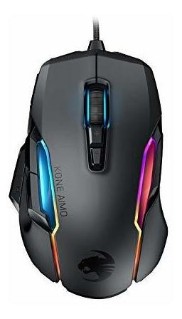 Kone Aimo Gaming Mouse Sensor Optico Ojo Buho Dpi Led Rgb Mx