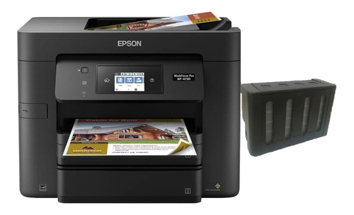 Impresora a color  multifunción Epson WorkForce Pro WF-4730 con wifi negra 100V - 120V