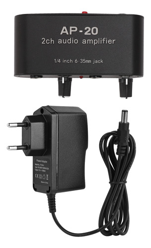 Amplificador Estéreo De 2 Canales Professional Balance 6.35