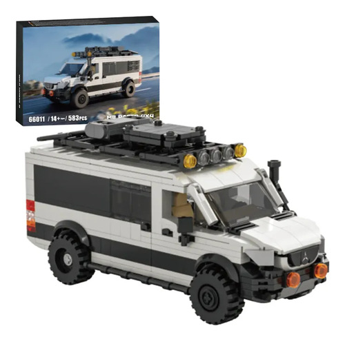 Bloques De Construcción Model Station Wagon Para Acampar, A