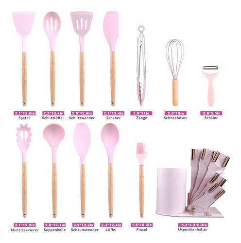 Juego De Utensilios De Cocina, 20 Utensilios De Cocina Con B