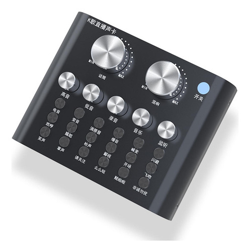 Yi Tarjeta De Sonido V8, Mezclador De Audio, Interfaz De