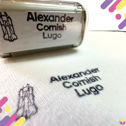 Imagen 7 de 10 de Sello Para Ropa Personalizado Para Marcar Prendas Y Objetos