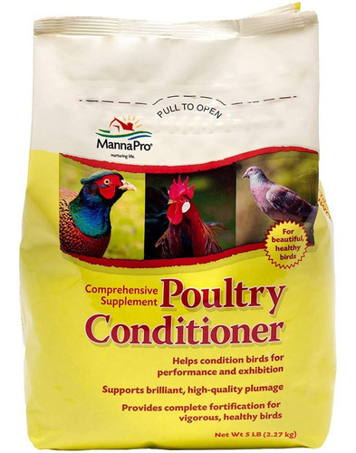 Manna Pro Acondicionador De Aves De Corral, 5 Libras