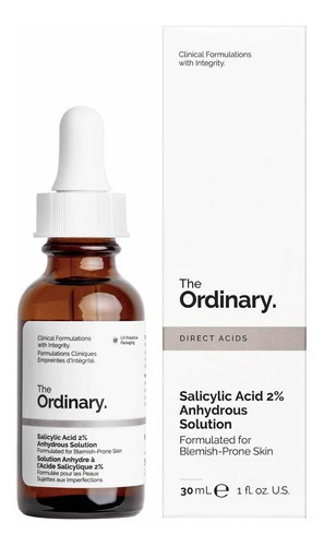 The Ordinary Salicylic Acid 2% Anhydrous Solution 30 Ml Mome Todo Tipo De Piel Día/noche