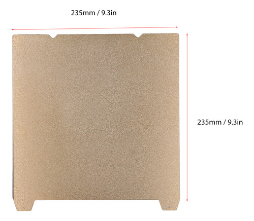 Impresora 3d Pei Sheet De Doble Cara, Placa Construida Con T