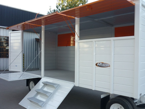 Imagen 2 de 25 de Acoplado Trailer 6 Cheques Cerrado Taller Rodante 5 Mts 4 Tn