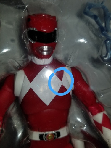 Red Ranger Power Rangers Lightning Collection Detalles Empaq (Usado)