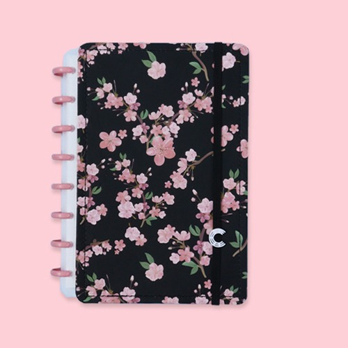 Caderno Inteligente A5 Sakura Go Case Rose Black 80 Folhas