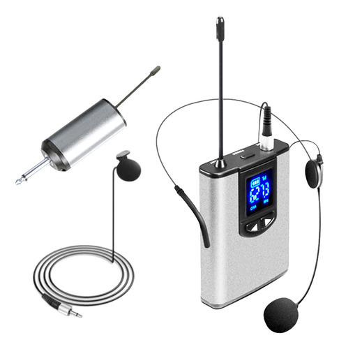 Uhf Auriculares Inalámbricos Micrófono Lavalier Solapa Mic