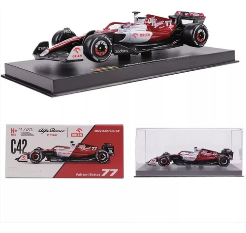 Alfa Romeo F1-c42#77 Valtteri Bottas Fórmula Coche 2022 1:43