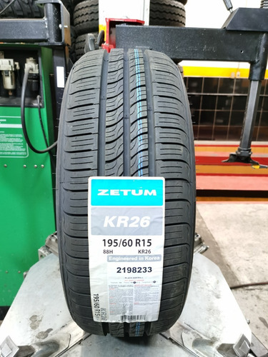 Llanta 195/60 R15 Zetum Kr26 (kumho) 88h