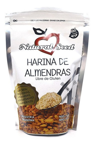 Harina De Almendras X 200 Gs. Natural Seed