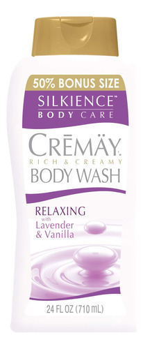 Silkience Cremay Body Wash Relaxing Lavender 24 Onzas Liquid