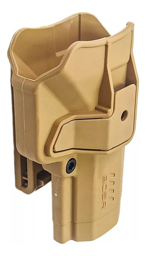 Imagen 5 de 10 de Funda Pistolera Táctica Polímero Boer Nivel2 Bersa Pro Tpr 9