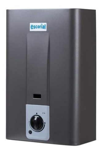 Imagen 2 de 9 de Calefon De 14lts Ce-14lgfgn Gas Natural Ee Grafito Escorial