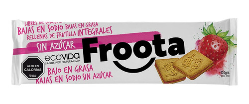 Ecovida Froota Galletas Con Relleno De Frutilla 150 Gr