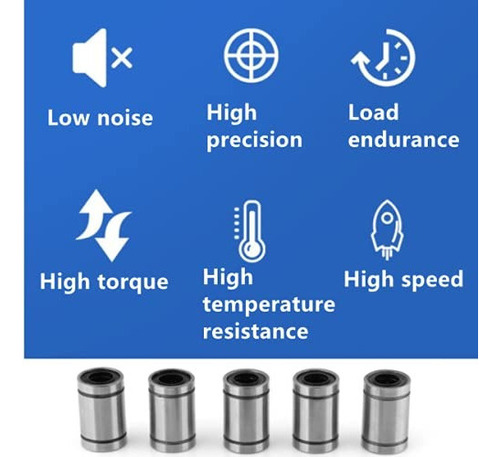 Cyt Rodamiento Bolitas Del Movimiento Linear 10pcs Lm8uu 8mm