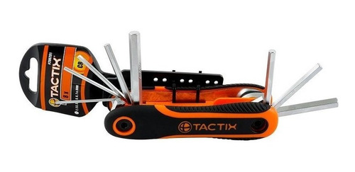 Imagen 2 de 6 de Oferta Del Dia Set De 8 Llaves Allen Tactix-plateado Con Nar