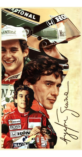 Poster Ayrton Senna  Vinilo Auto Adhesivo 40x70cm #176