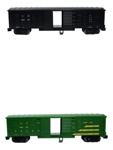 2 Uds 1/87 Trenes Eléctricos Pista Vagón Carro Ho Modelos