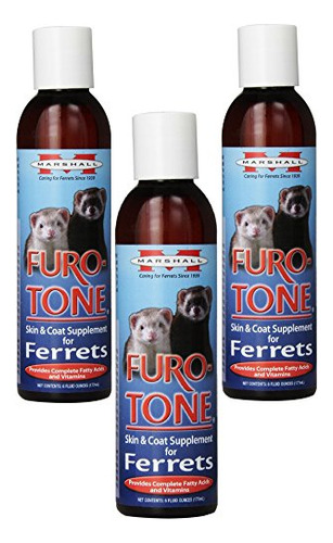 Suplemento Vitamínico Marshall Furo Tone Para Hurones (pack De 3)