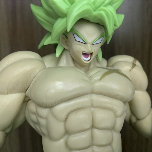 Figura Dragon Ball Super Broly Verde Super Saiyan 23 Cm