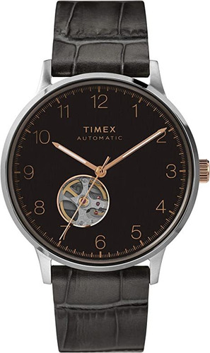 Timex Waterbury - Correa De Cuero Automático Para Hombre,