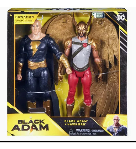 Black Adam: Black Adam Y Hawkman Figura De Accion 2 Pack 12 