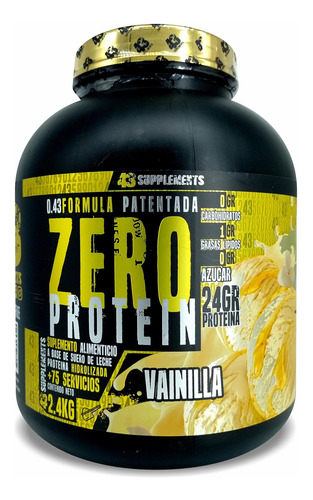 43 Proteina Zero Hidrolizada 2.4 Kg Vainilla 43 Supplements